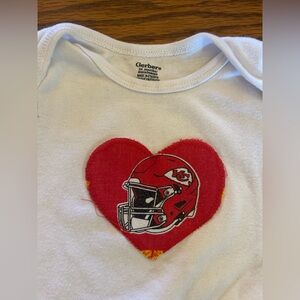 Custom Kansas City Chiefs Onesie